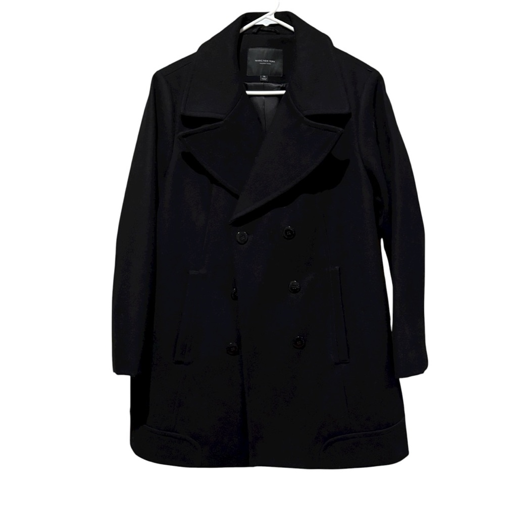 Marc new York women's wool blended double Breasted Peacoat size 14